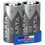 Varta 6205301402 Профессиональный CR 123 A Аккумуляторы Серый Grey