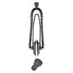 Forniture nautiche italiane 2727687 Промывочная машина для подвесного двигателя Серебристый Black 120 x 80 mm 