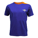 Купить Colmic ABT016G Футболка с коротким рукавом Logo Фиолетовый Blue / Orange 4XL 7ft.ru в интернет магазине Семь Футов