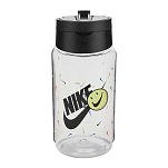 Nike N100764196816 Tr Renew Recharge Straw 473ml Graphic бутылка Бесцветный Clear / Black / Black