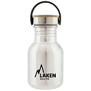 Купить Laken BSB35 Basic 350ml Крышка из нержавеющей стали и бамбука Серебристый Silver 7ft.ru в интернет магазине Семь Футов