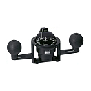 Купить Компас Ritchie Navigation Globemaster YB-600 12В Ø152мм карта на 2° с точками/2°/5° стальной корпус с подсветкой черный матовый 7ft.ru в интернет магазине Семь Футов