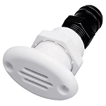 Plastimo 62084 Овальный сквозной корпус Бесцветный White 25 mm