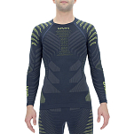 UYN U100288-K639-S/M Базовый слой с длинным рукавом Resilyon Round Neck Голубой Dark Blue / Yellow S / M