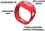 xBAND Silicone Wristband Red, 14.969.10