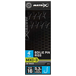 Matrix fishing GRR073 MXC-3 16 Boilie Pin Лидер Серебристый Clear 0.165 mm 
