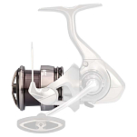 Daiwa Q954601 Exceler LT 2023 Запасная Шпуля Серебристый Grey 2000SXH