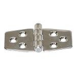 Roca ab. 4949205 76x37x2 mm Шестигранная перевернутая петля из нержавеющей стали Золотистый Silver