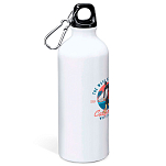 Kruskis MD4049S101C132 Wave Calling Алюминиевая бутылка для воды 800ml Белая White