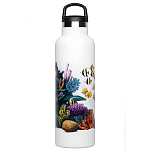 Fish tank B60CO Рифовая бутылка 600ml Белая Corals