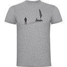 Купить Kruskis CA65500258S260 Футболка с коротким рукавом Shadow Sail Серый Heather Grey M 7ft.ru в интернет магазине Семь Футов