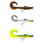 Westin P210-643-121 Мягкий приманка Bullteez Curltail R N R Sinking 73g 210 mm Motoroil Burbot