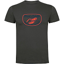 Купить Kruskis CA65500546C072 Футболка с коротким рукавом Fresh Lobster Серый Dark Grey 2XL 7ft.ru в интернет магазине Семь Футов