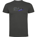 Kruskis CA65500446K045 Футболка с коротким рукавом Bluefin Tuna Серый Dark Grey XL