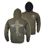 Vass vq559/07/2xl-unit Толстовка с капюшоном Carp Rising Khaki 40x30x12