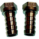 Goldenship GS30508 Нержавеющая сталь 3/8´´ Переходник для шланга с внутренней резьбой Серебристый Grey 15 mm 