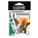 Sasame SSWOR14 Wormer Крючки С Одним Глазком  Black 14