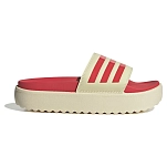 adidas jp5676/5 Шлёпанцы Adilette Platform Warm Vanilla / Semi Lucid Red / Semi Lucid Red 32x20x10 EU 37