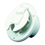 Jr products 342-S2310A Круглый кабельный люк Серебристый Polar White 109.53 mm