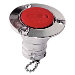 Plastimo 16798 Алюминиевый наполнитель палубы сточных вод Silver 38 mm