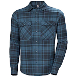 Helly hansen 62731_576-L Футболка Lokka Organic Flannel Голубой Deep Steel L
