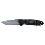 Walther 105-50717 Нож STK Linerlock Spearpoint Cut Off Серый Black  Hunt