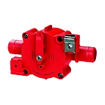 Flowrite 81-MPV01FN01 Запорный клапан V1 с 2-позиционным соединением типа «ёлочка» Красный Red