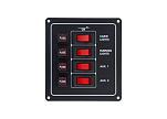 Switch Panel / 4 switches / vertical 10164-bvs