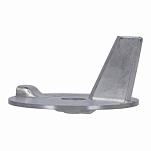 Super marine ANO01411 Yamaha 25-60HP Двигатели с цинковым ребристым анодом  Grey 95 x 55 mm