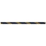 Talamex 01225018 Эластичная веревка 18 Mm Голубой Blue / Gold 100 m 