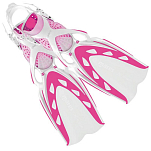 Ласты для дайвинга с открытой пяткой Mares X-Stream 410019 размер 35-37 белый/розовый