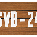 Набор клейких цифр и букв / ПВХ / белый / 148 шт.