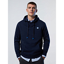 Купить North sails 691257-0802-S Толстовка с капюшоном Logo Голубой Navy Blue S 7ft.ru в интернет магазине Семь Футов