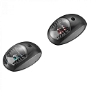 Купить Огни бортовые светодиодные красный/зелёный Easterner C91106PB-B 112,5° 1,2Вт 12В 95х60мм IP67 чёрный корпус 7ft.ru в интернет магазине Семь Футов