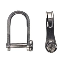 Купить Plastimo 13691 Flat Screw Type Pin Shackle  Stainless Steel 5 mm (2 pcs) 7ft.ru в интернет магазине Семь Футов