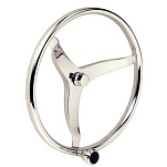 Seachoice 50-28531 Sports Wheel Серебристый  Stainless Steel / Turning Knob