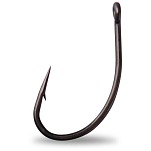 Mustad 60556NP-TX-1-Y10 Ultrapoint Carp Xv2 Curve Shank Elite Колючий Одноглазый Крючок Золотистый TitanX 1 