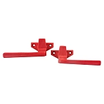 Jr products 342-81925 Набор петель для аварийных окон Red