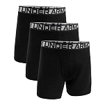 Under armour 1383902-001-XXL трусы-боксёры Essential Cotton 6´´ 3 Единицы 001-Black 2XL