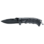 Walther 105-50769 PPQ Micro Отрезной нож Linerlock Spearpoint Серебристый Black  Hunt