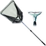Zebco 7027250 Wide Mesh Telescopic Landing Net Многоцветный Aluminum / Black 2.50 m 