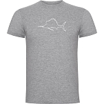 Kruskis CA65500558K032 Футболка с коротким рукавом Sailfish Серый Heather Grey 2XL