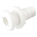Sea-dog line 354-5207501 Сквозной фитинг корпуса Белая White 3/4´´ 