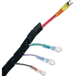 Ancor 639-452501 Marine Grade Спиральная обертка 3 m Черный 1.27 cm 