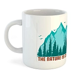 Kruskis 42611C374 Кружка The Nature Is Calling 325ml  White