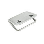 Plastimo 67925 T70 Алюминиевый люк  Grey 68.7 x 68.7 cm