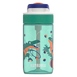 Kambukka 11-04047 Lagoon 400ml Jungling Dino Бутылка для воды Бесцветный Multicolor