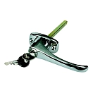 Купить Jr products 342-10895 Замок для дверной ручки Серебристый Chrome 7ft.ru в интернет магазине Семь Футов