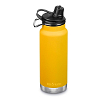 Klean kanteen 1008338 TKWide 32oz Термобутылка с изолированной крышкой Chug Cap Желтый Marigold