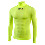 Sixs TS3C-YellowFluo-XXL Базовый слой с высоким воротом Желтый Yellow Fluo 2XL